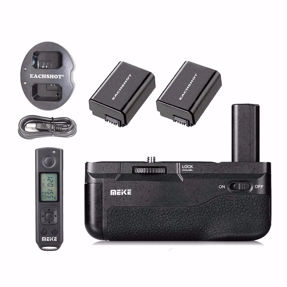 Meike MK-A6500 Pro Battery Grip + 2PCS FW50 Battery + dual Charger Built-in 2.4Ghz with Rremote For Sony A6500
Meike MK-A6500 Pro Battery Grip + 2PCS FW50 Battery + dual Charger Built-in 2.4Ghz with Rremote For Sony A6500