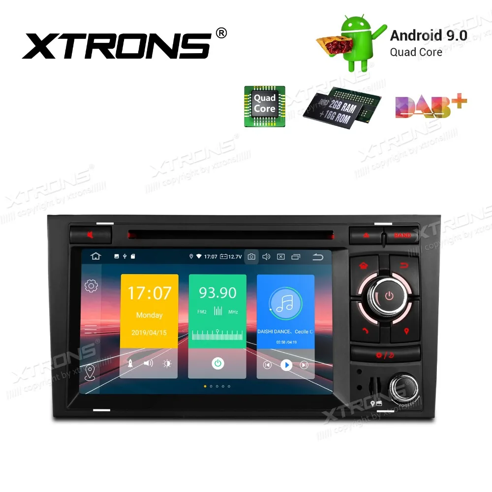 XTRONS Plug & Play дизайн Android 9 0 автомобильный стерео DVD мультимедийный плеер для Audi A4 S4 RS4