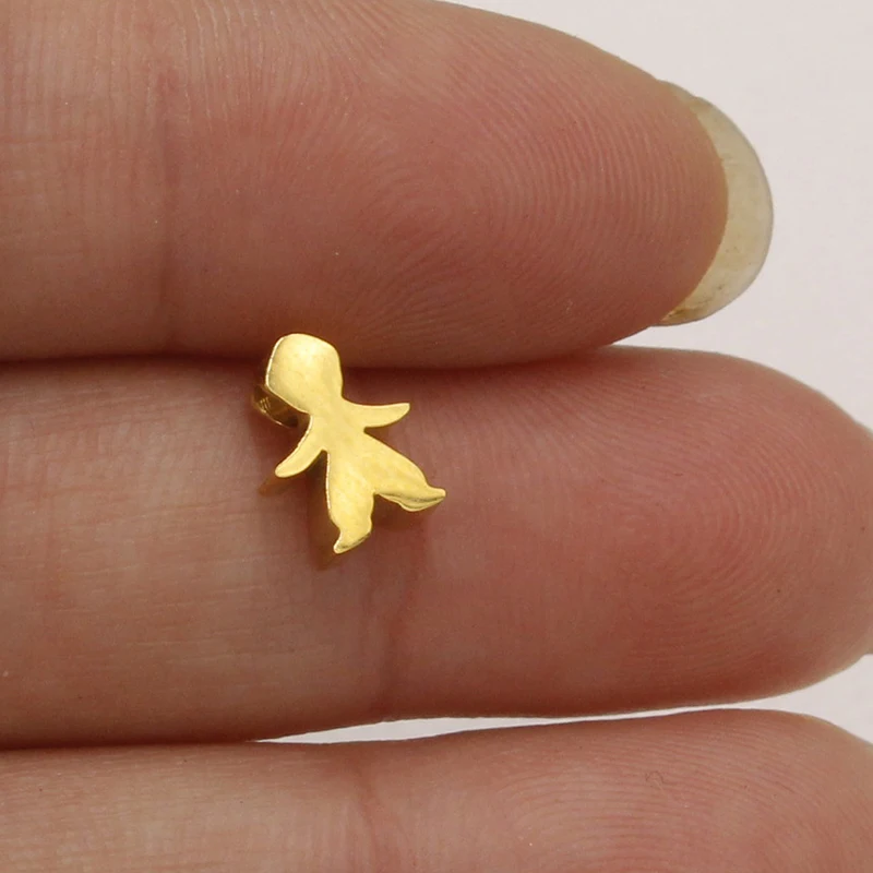 Fnixtar Mirror Polished Stainless Steel Gold Steel 1.8mm Small Hole Bead Little Boy Charm Beads For Women DIY 3*8mm 20piece/lot
Fnixtar Mirror Polished Stainless Steel Gold Steel 1.8mm Small Hole Bead Little Boy Charm Beads For Women DIY 3*8mm 20piece/lot