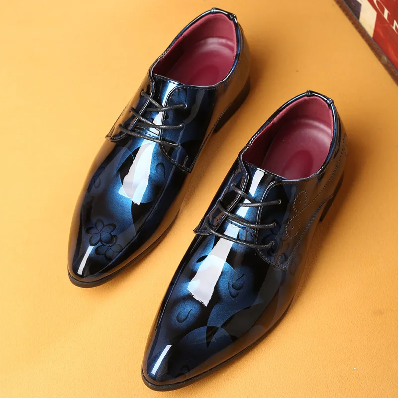 Extra large size shoes bright leather pointed fashion business shoes men Europe and the United States fashion flat Shoes for Men
Extra large size shoes bright leather pointed fashion business shoes men Europe and the United States fashion flat Shoes for Men