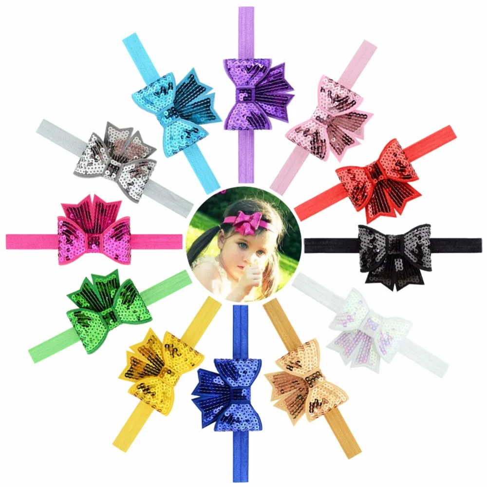 12Pcs/lot Mini Hand-made Sequins Flower Bow Glitter Elastic Headband with Girls Pretty Headbands Hairband Hair Accessories 782
12Pcs/lot Mini Hand-made Sequins Flower Bow Glitter Elastic Headband with Girls Pretty Headbands Hairband Hair Accessories 782