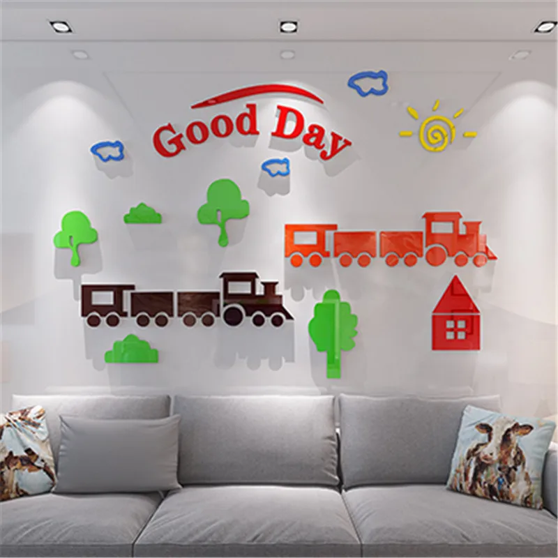 2018 Hand DIY Happy Train Acrylic wall stickers 3D stereoscopic cartoon children's room bedroom wall sticker decorated pattern
2018 Hand DIY Happy Train Acrylic wall stickers 3D stereoscopic cartoon children's room bedroom wall sticker decorated pattern