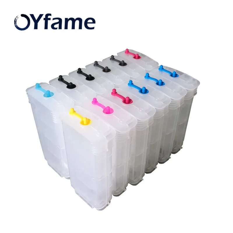 Картриджи OYfame 130 мл, 12 шт., заправляемые картриджи для HP 70, чернильные картриджи для принтера HP Z3200 с дуговым чипом
Картриджи OYfame 130 мл, 12 шт., заправляемые картриджи для HP 70, чернильные картриджи для принтера HP Z3200 с дуговым чипом
