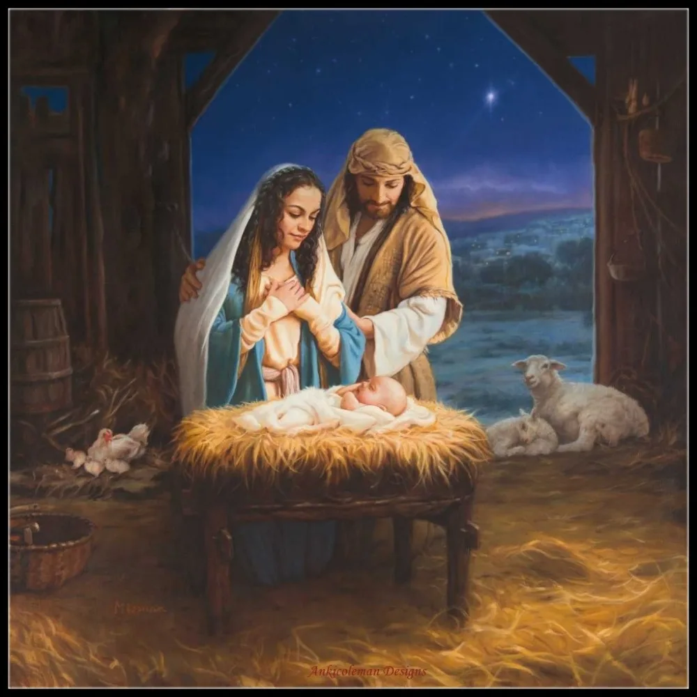 Holy Family - Counted Cross Stitch Kits - DMC Color DIY Handmade Needlework for Embroidery 14 ct Cross Stitch Sets
Holy Family - Counted Cross Stitch Kits - DMC Color DIY Handmade Needlework for Embroidery 14 ct Cross Stitch Sets