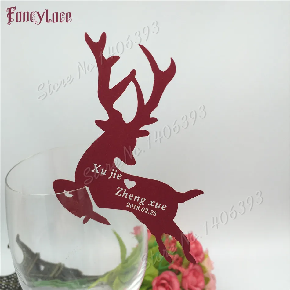 60pcs Christmas Deer Wine Glass Paper Card Laser Cut Escort Cup Name Place Card New Year Birthday Party Wedding Decorations
60pcs Christmas Deer Wine Glass Paper Card Laser Cut Escort Cup Name Place Card New Year Birthday Party Wedding Decorations