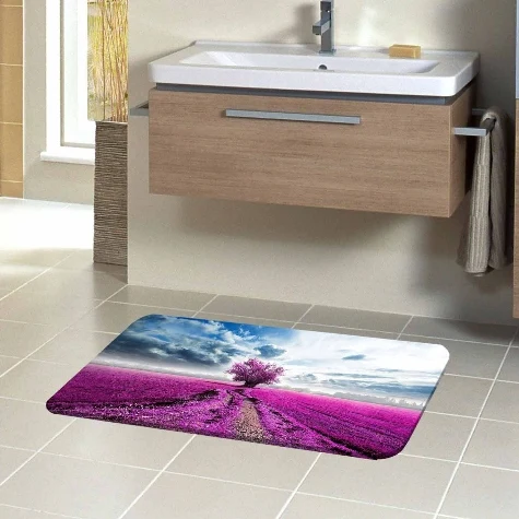 Else Blue Sky Purple Lavender Farm in Tree Flowers 3d Pattern Print Bath Mats Anti Slip Soft Washable Bathroom Mat Toilet Rugs
Else Blue Sky Purple Lavender Farm in Tree Flowers 3d Pattern Print Bath Mats Anti Slip Soft Washable Bathroom Mat Toilet Rugs
