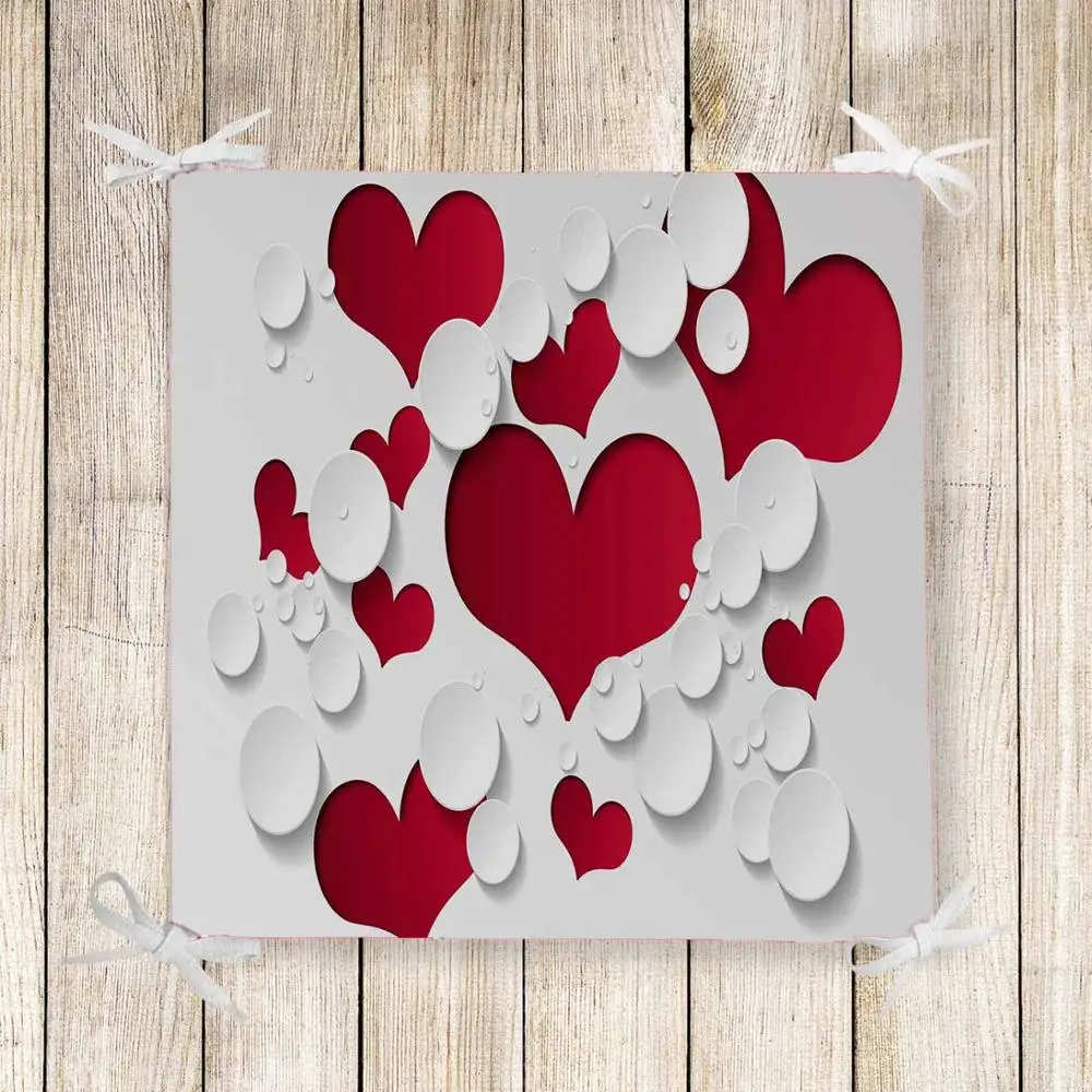 Else White Red Hearts Romantic Loves 3d Print Square Chair Pad Seat Cushion Soft Memory Foam Full Lenght Ties Non Slip Washable
Else White Red Hearts Romantic Loves 3d Print Square Chair Pad Seat Cushion Soft Memory Foam Full Lenght Ties Non Slip Washable