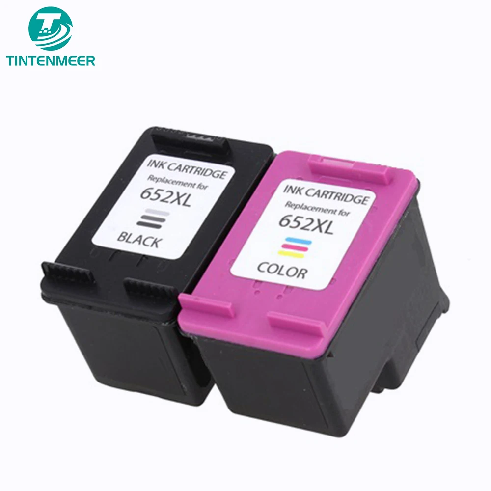 

TINTENMEER premium quality ink cartridge 652 compatible for hp 4675 4676 4678 5075 5076 5078 5085 5088 5275 5276 5278 printer