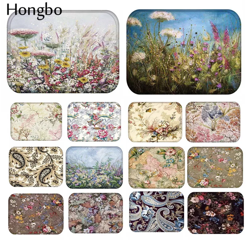 Hongbo Flower Leaf Pattern Anti-Slip Suede Carpet Door mat doormat Outdoor Kitchen Living room Floor Mat Rug
Hongbo Flower Leaf Pattern Anti-Slip Suede Carpet Door mat doormat Outdoor Kitchen Living room Floor Mat Rug