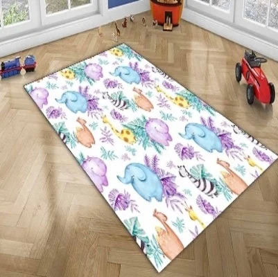 Else Giraffe Hippo Elephant Zebra Tropical Funny Animals 3d Print Non Slip Microfiber Children Kids Room Decorative Area Rug Mat
Else Giraffe Hippo Elephant Zebra Tropical Funny Animals 3d Print Non Slip Microfiber Children Kids Room Decorative Area Rug Mat