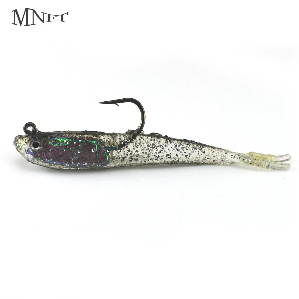MNFT 30Pcs 7.5cm 6g 3D Eye Soft Silicone Bass Bait Fishing Tackle Artificial Soft Lead Lures Hook Size 34*15mm
MNFT 30Pcs 7.5cm 6g 3D Eye Soft Silicone Bass Bait Fishing Tackle Artificial Soft Lead Lures Hook Size 34*15mm