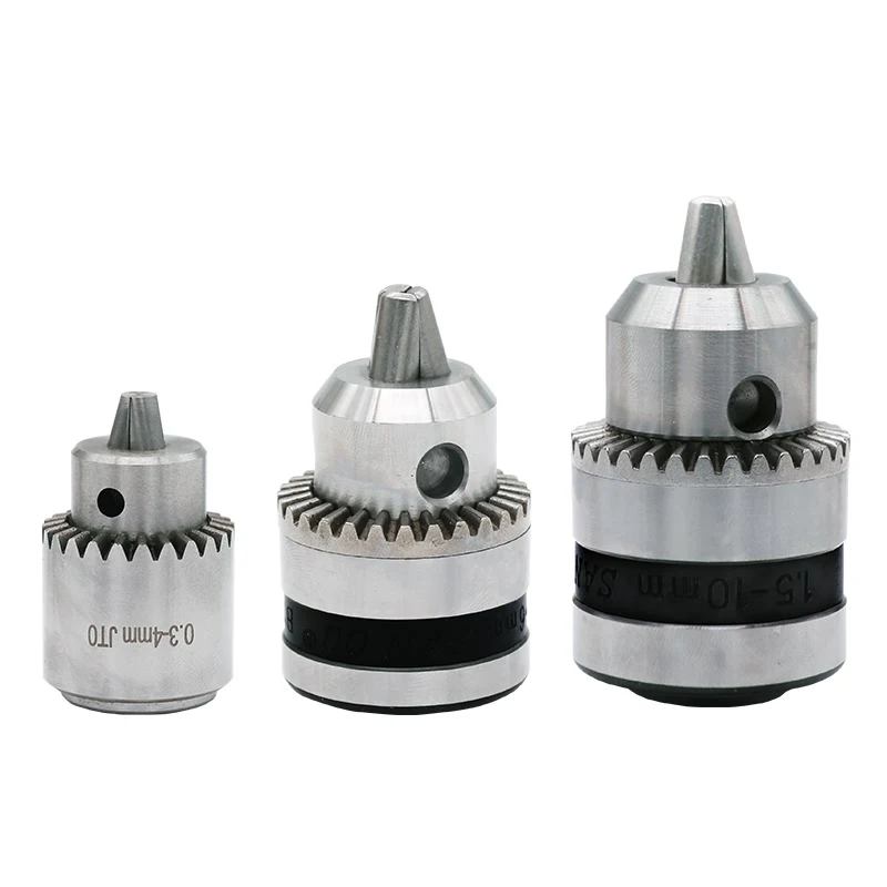 0.6-6mm 1.5-10mm Key Type Electric Hand Drill Chucks Cap JTO Taper Mount Lathe Chuck PCB Drill Model Tools
0.6-6mm 1.5-10mm Key Type Electric Hand Drill Chucks Cap JTO Taper Mount Lathe Chuck PCB Drill Model Tools