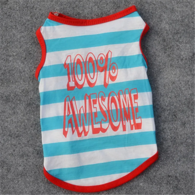 Sphynx 100% Cotton Puppy Tshirt Pet Clothes Summer Dogs Pets Clothing Blue Stripe T Shirt Ropa Para Perros Chihuahua Costume E
Sphynx 100% Cotton Puppy Tshirt Pet Clothes Summer Dogs Pets Clothing Blue Stripe T Shirt Ropa Para Perros Chihuahua Costume E