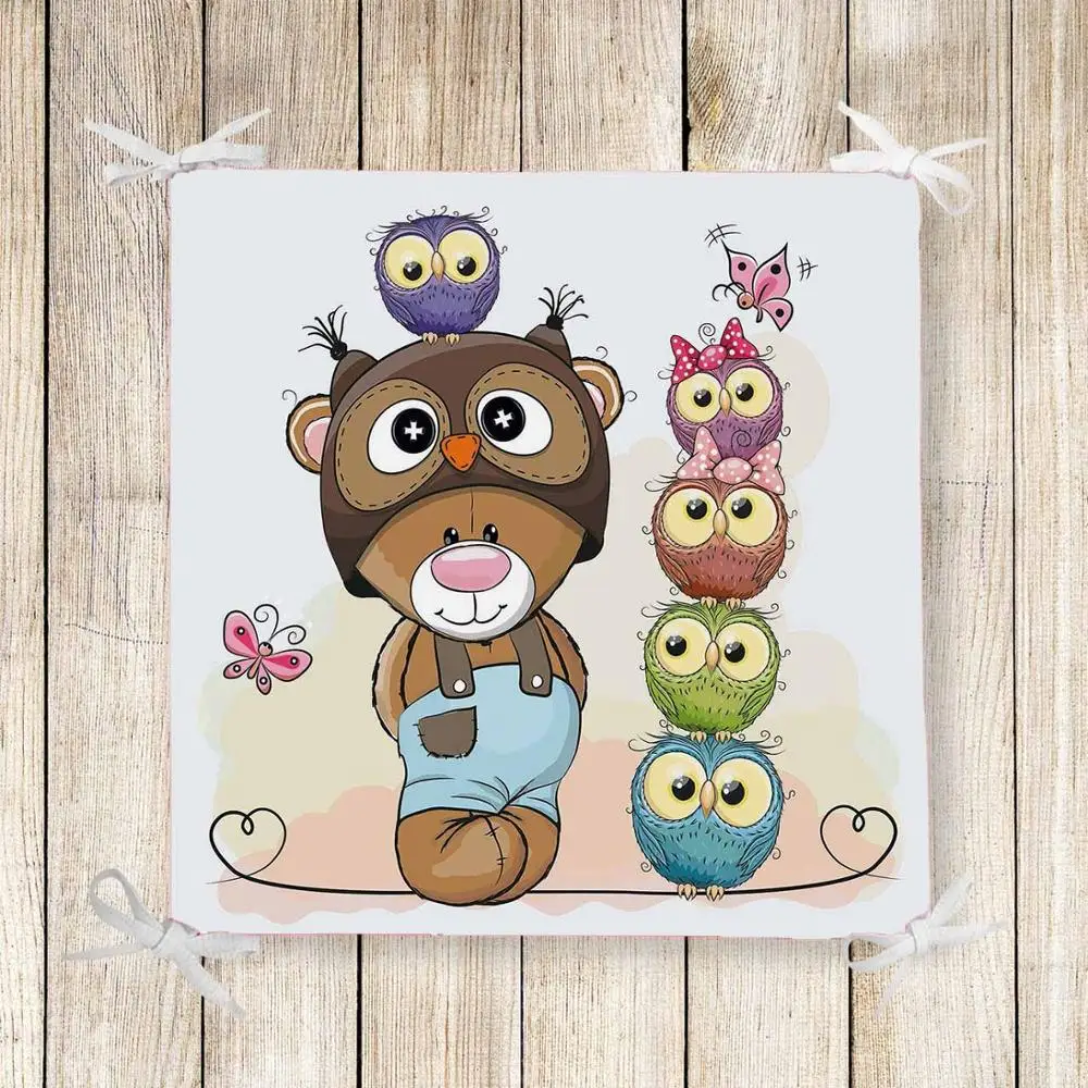 Else Brown Cute Bears Funny Owls 3d Print Chair Pad Seat Cushion Soft Memory Foam Full Lenght Ties Non Slip Washable Square
Else Brown Cute Bears Funny Owls 3d Print Chair Pad Seat Cushion Soft Memory Foam Full Lenght Ties Non Slip Washable Square