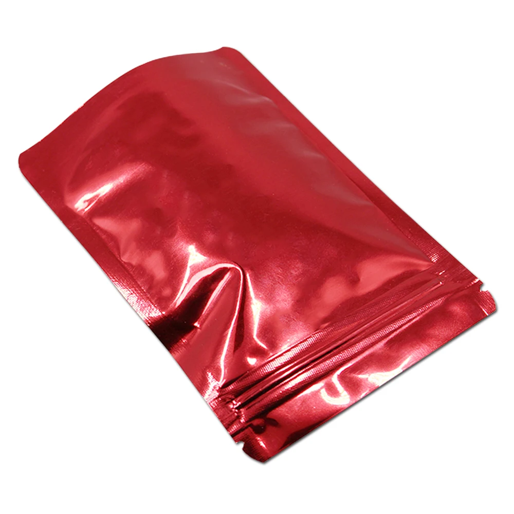 100Pcs Red Stand Up Mylar Foil Package Bags Snacks Chocolates Storage Bags Self Seal Zipper Bag Moisture Proof for Christmas
100Pcs Red Stand Up Mylar Foil Package Bags Snacks Chocolates Storage Bags Self Seal Zipper Bag Moisture Proof for Christmas