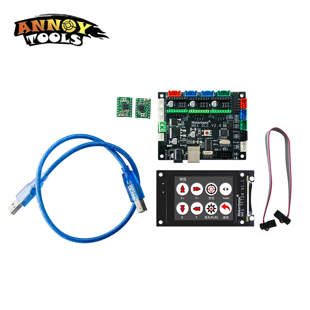 CNC control board GRBL controller with off-line screen and A4988 driver for laser engraving machine , CNC engraver,3D printer
CNC control board GRBL controller with off-line screen and A4988 driver for laser engraving machine , CNC engraver,3D printer