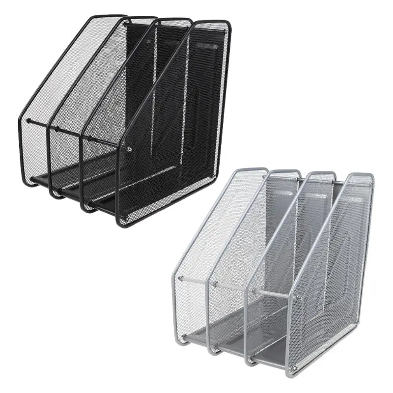 3 Column Metal Mesh Document Rack File Holder Letter Magazine Newspaper Tray for Home Office Desk Organizer Supplies
3 Column Metal Mesh Document Rack File Holder Letter Magazine Newspaper Tray for Home Office Desk Organizer Supplies