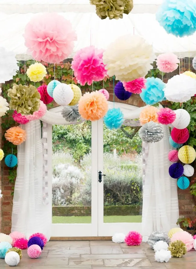 16inch=40cm 5pcs/lot Party Decorations Tissue Paper Pompom Flowers Balls Decorations for Birthday Marriage Baby Shower Decor
16inch=40cm 5pcs/lot Party Decorations Tissue Paper Pompom Flowers Balls Decorations for Birthday Marriage Baby Shower Decor