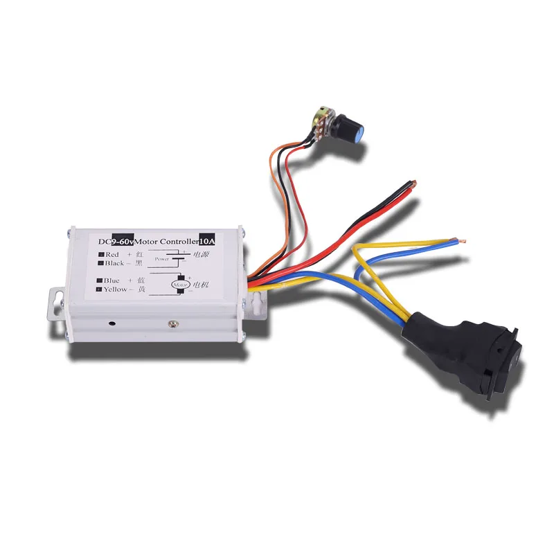 PWM stepless variable speed DC motor governor, 12V24V pulse width motor driver, CW/CCW drive switch 10A120W
PWM stepless variable speed DC motor governor, 12V24V pulse width motor driver, CW/CCW drive switch 10A120W