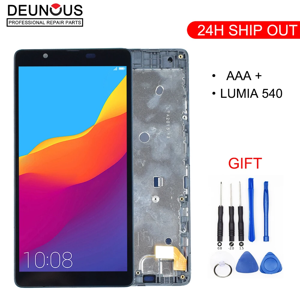 Новинка, ЖК-дисплей 5,0 дюйма 1280x720 IPS для NOKIA Microsoft Lumia 540, ЖК-дисплей с сенсорным экраном и дигитайзером с рамкой, запасная деталь
Новинка, ЖК-дисплей 5,0 дюйма 1280x720 IPS для NOKIA Microsoft Lumia 540, ЖК-дисплей с сенсорным экраном и дигитайзером с рамкой, запасная деталь