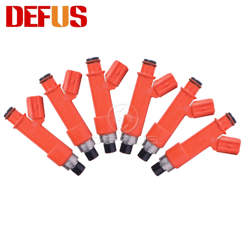 DEFUS 6 шт. 1300cc 1001-87F90 Топливная форсунка Nozzle Bico EV14 для Toyota Элиза tC Corolla матри модифицированный 89413-24010 высокое качество
DEFUS 6 шт. 1300cc 1001-87F90 Топливная форсунка Nozzle Bico EV14 для Toyota Элиза tC Corolla матри модифицированный 89413-24010 высокое качество