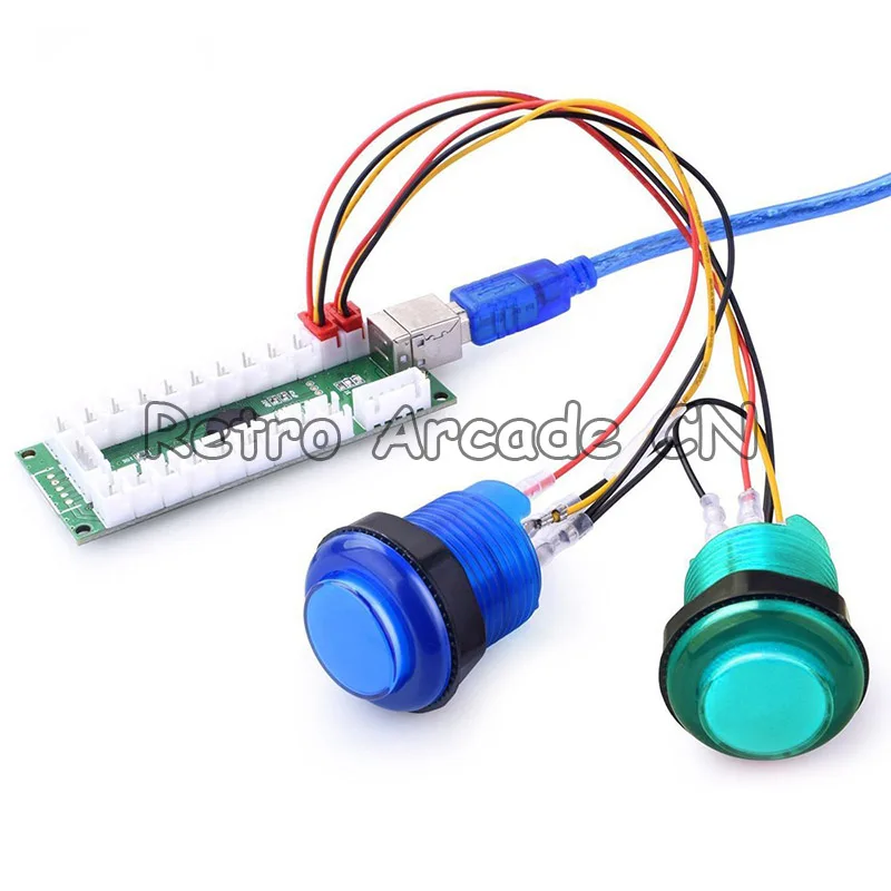 Zero Delay Arcade USB Encoder To PC LED Joystick button 2.8 / 4.8 / 6.3mm Arcade controller For Arcade Game Control board
Zero Delay Arcade USB Encoder To PC LED Joystick button 2.8 / 4.8 / 6.3mm Arcade controller For Arcade Game Control board