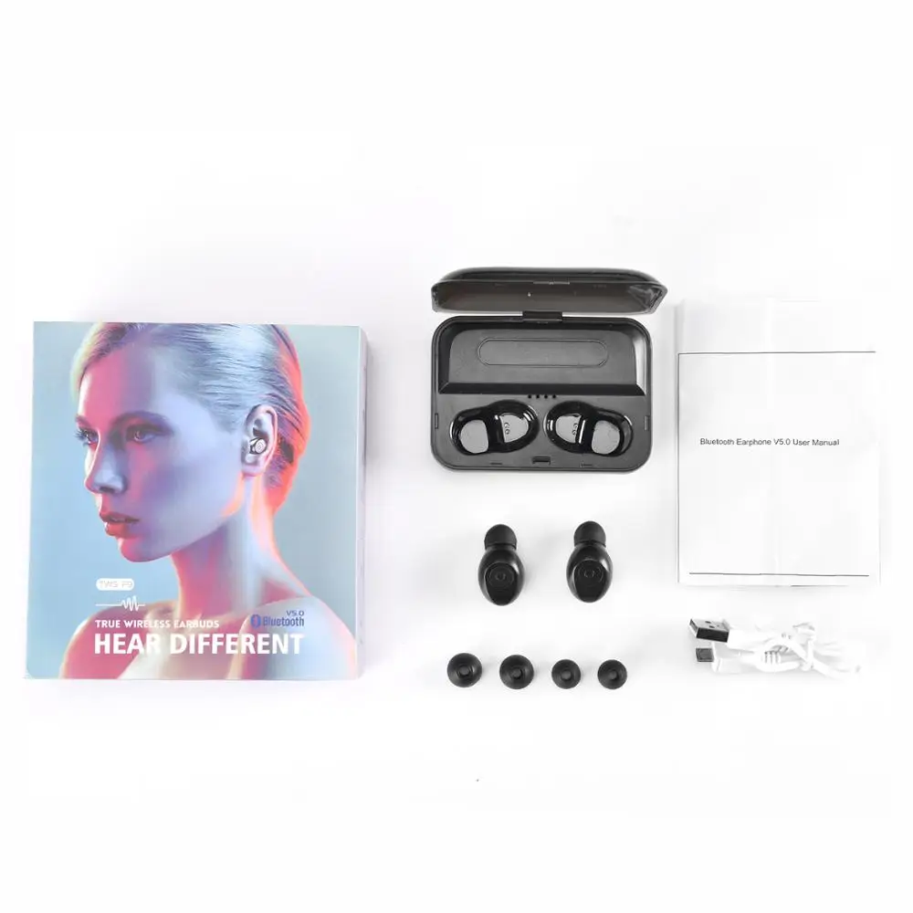 F9 True Wireless Earbuds 5D Stereo Bluetooth Earphones Mini TWS Waterproof Headfrees with 1300mAh Power Bank Earphones Pk X8 T2c
F9 True Wireless Earbuds 5D Stereo Bluetooth Earphones Mini TWS Waterproof Headfrees with 1300mAh Power Bank Earphones Pk X8 T2c