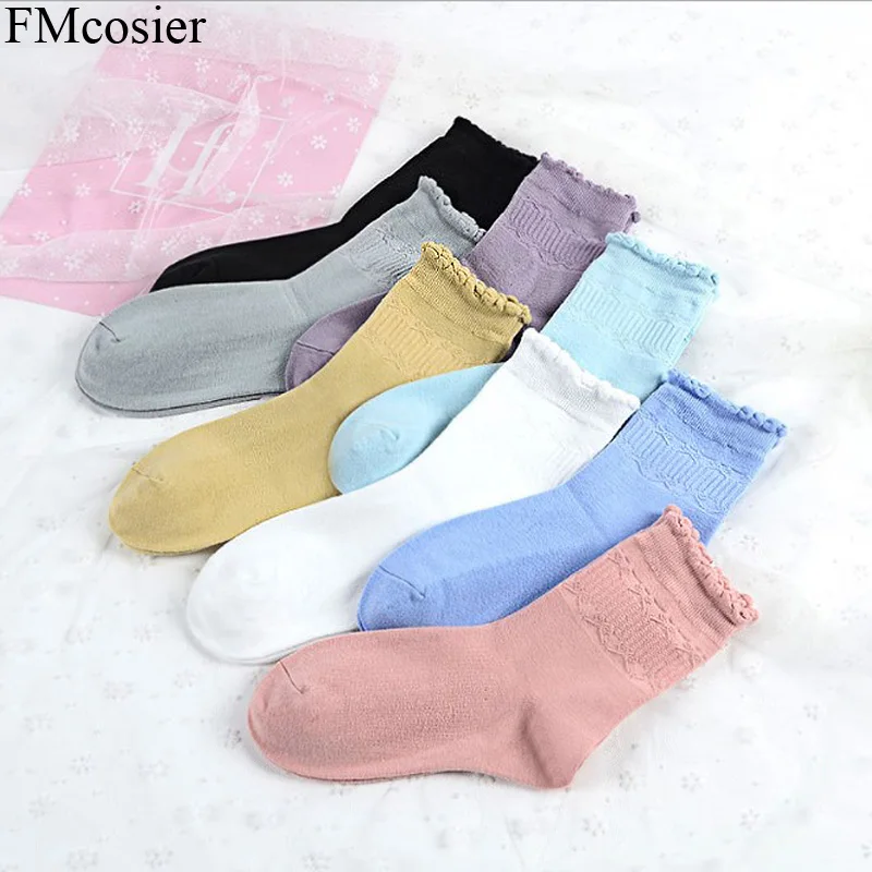 10 Pairs Autumn Winter Women's Cotton Crew Dress Socks Gift for Girls Ladies Warm Cute Black White Pink Female soks meias lot
10 Pairs Autumn Winter Women's Cotton Crew Dress Socks Gift for Girls Ladies Warm Cute Black White Pink Female soks meias lot