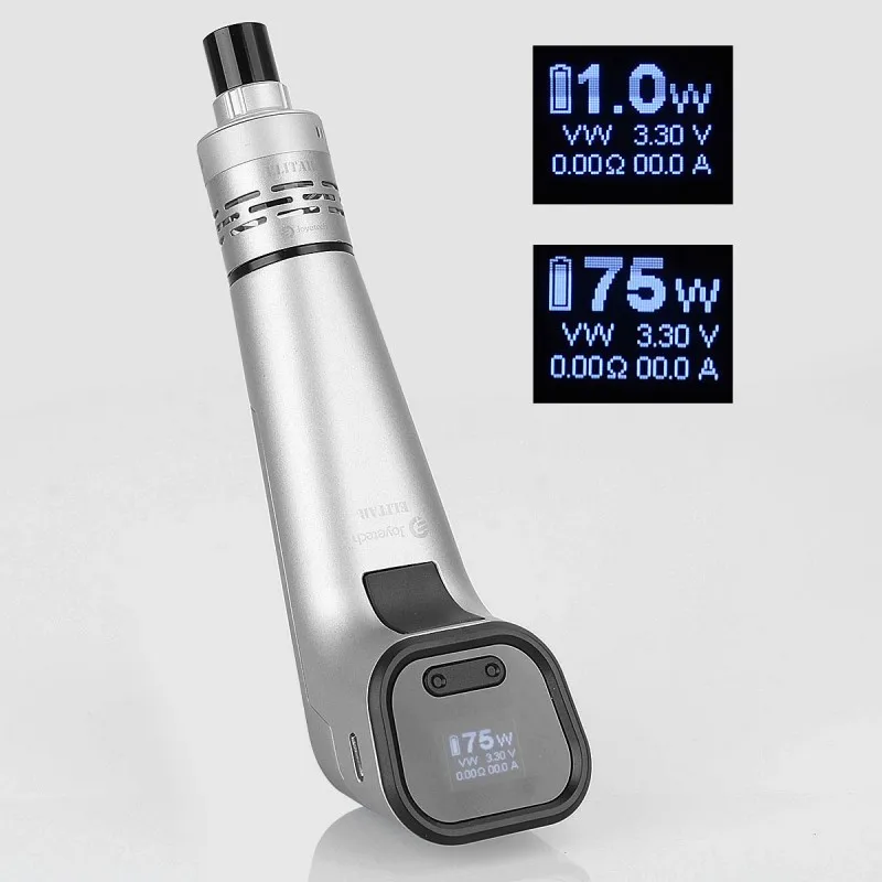 100% Оригинал Joyetech ЭЛИТАР трубы комплект Вт 75 2 мл бак 0 66 дюймов OLED экран TC/VW/BYPASS/TCR