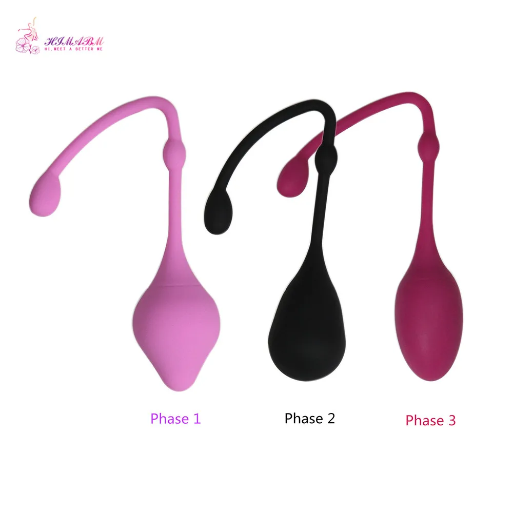 

HIMABM Red Female Kegel Weight Vaginal Ball Vaginal Dumbbell Jade Egg Pelvic Floor Muscle Ben Wa Ball Yoni Egg 25mm