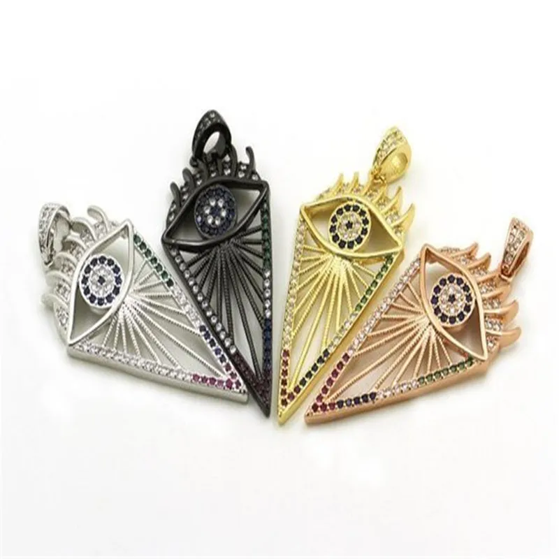 Fashion Delicate Triangular triangle pendant Micro Pave pendant Cubic Zircon pendant in black plated color
Fashion Delicate Triangular triangle pendant Micro Pave pendant Cubic Zircon pendant in black plated color