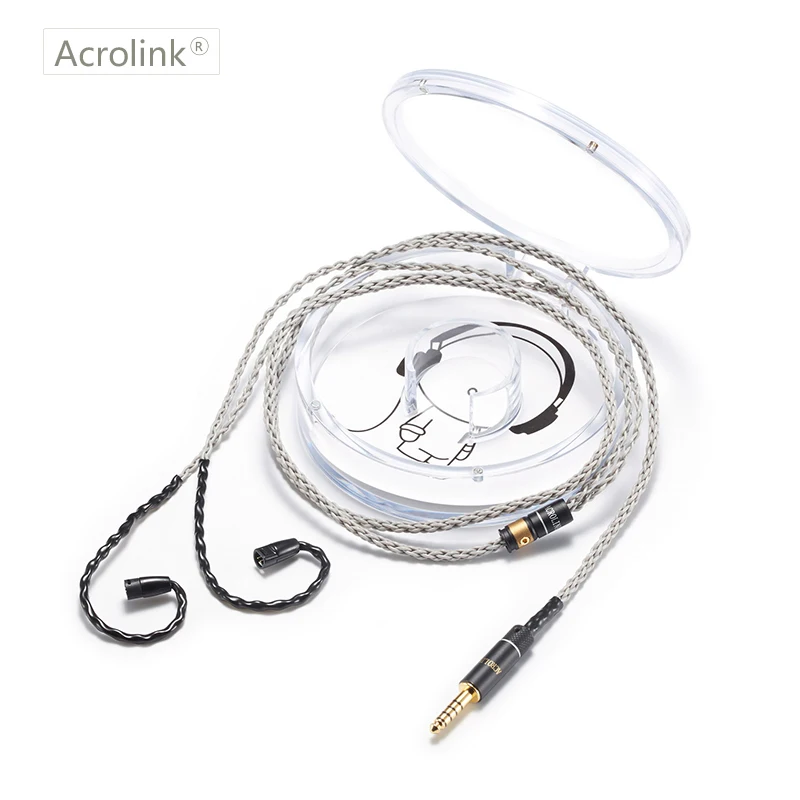 Acrolink 1,2 м PCOCC 8 ядер Высокое качество DIY Модернизированный кабель для ремонта наушников Замена с интерфейсом IE80 для 4,4 XLR
Acrolink 1,2 м PCOCC 8 ядер Высокое качество DIY Модернизированный кабель для ремонта наушников Замена с интерфейсом IE80 для 4,4 XLR