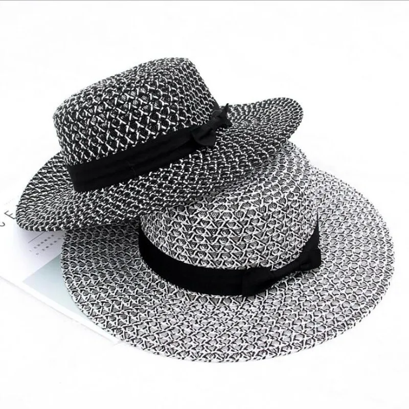 Seioum New Fashion Women Straw Hats Wide Brim Summer Cap Black Flat Top Rinbbow Kentucky Derby Hats Ladies Panama Beach Hats
Seioum New Fashion Women Straw Hats Wide Brim Summer Cap Black Flat Top Rinbbow Kentucky Derby Hats Ladies Panama Beach Hats