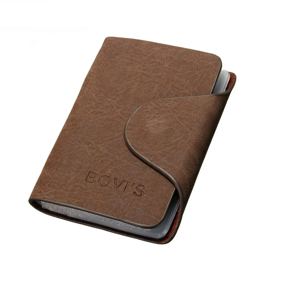 20 Slots Business Credit Card Holder Wallet Purse PU Leather Unisex Z0117 | Багаж и сумки