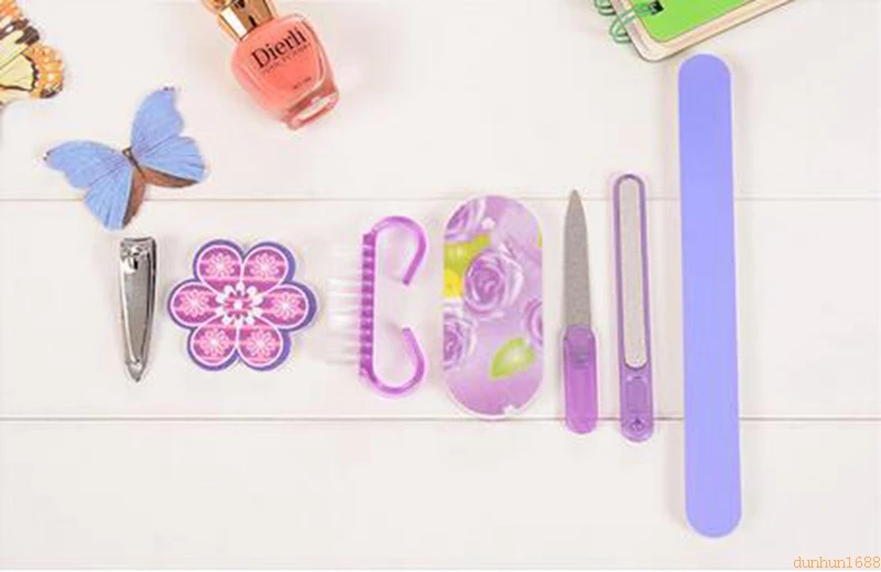 300set Manicure seven sets of Korean fashion home nail clippers sandpaper sandpaper nail file with brush combinati#655
300set Manicure seven sets of Korean fashion home nail clippers sandpaper sandpaper nail file with brush combinati#655