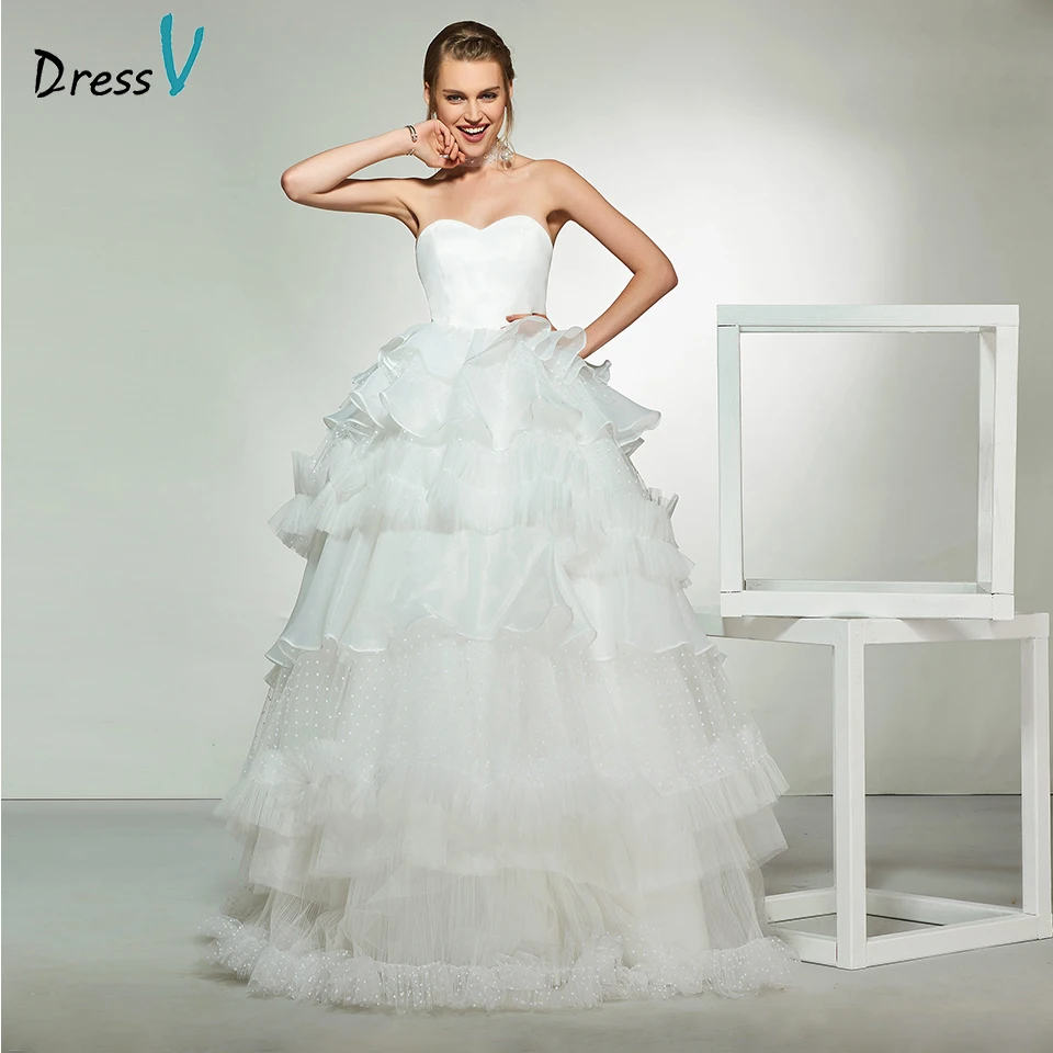 Dressv ivory elegant sweetheart neck ruffles sleeveless wedding dress floor length bridal outdoor&church wedding dresses
Dressv ivory elegant sweetheart neck ruffles sleeveless wedding dress floor length bridal outdoor&church wedding dresses
