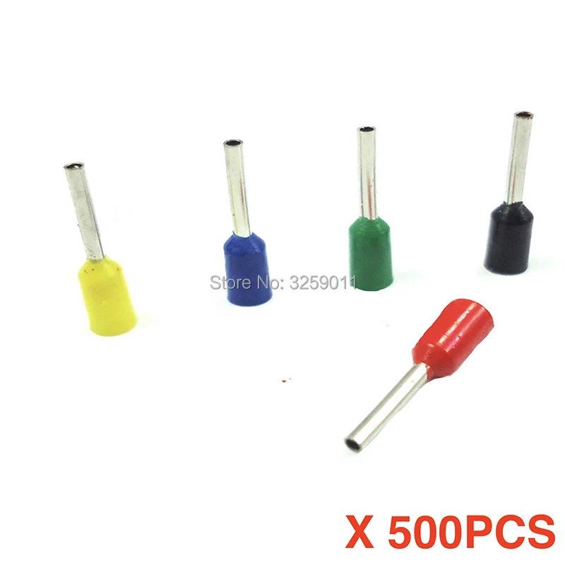 500PCS EV1508 Electrical wire Connectors Insulated Cord End Wire Ferrules Terminal Block E1508 AWG 16 1.5mm Assorted Cooper
500PCS EV1508 Electrical wire Connectors Insulated Cord End Wire Ferrules Terminal Block E1508 AWG 16 1.5mm Assorted Cooper