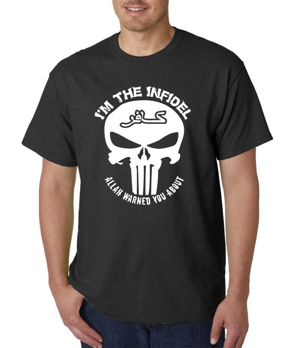 I'M The Infidel Allah Warned You about Skull 2019 New 3D Men Funny Tee Short Sleeve for Shirts
I'M The Infidel Allah Warned You about Skull 2019 New 3D Men Funny Tee Short Sleeve for Shirts
