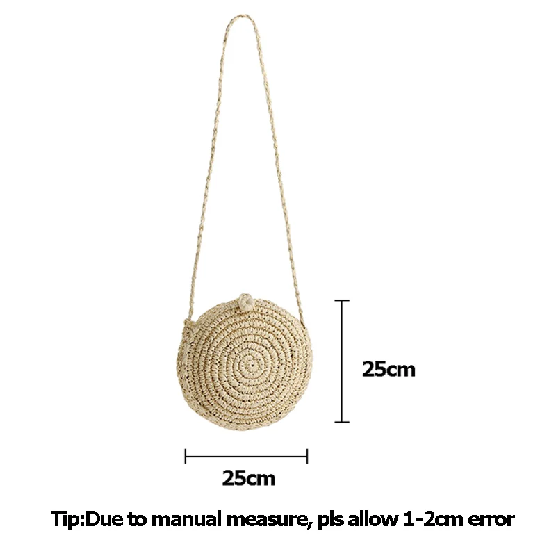 Women Straw Bags Circle Female Handbag Lady Travel INS Popular Summer Beach Shoulder Bag Vintage Rattan Weave Crossbody SS3039
Women Straw Bags Circle Female Handbag Lady Travel INS Popular Summer Beach Shoulder Bag Vintage Rattan Weave Crossbody SS3039