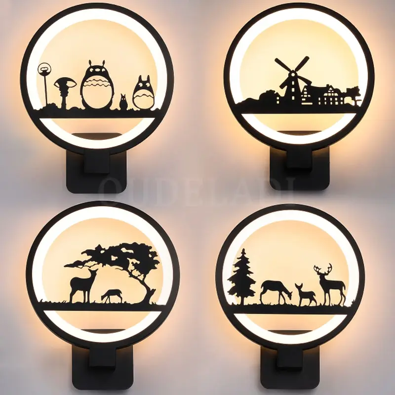 AC85-265V Modern Acrylic wall light creative circle LED Wall Lamps bedroom living room dining room corridor black Sconce
AC85-265V Modern Acrylic wall light creative circle LED Wall Lamps bedroom living room dining room corridor black Sconce