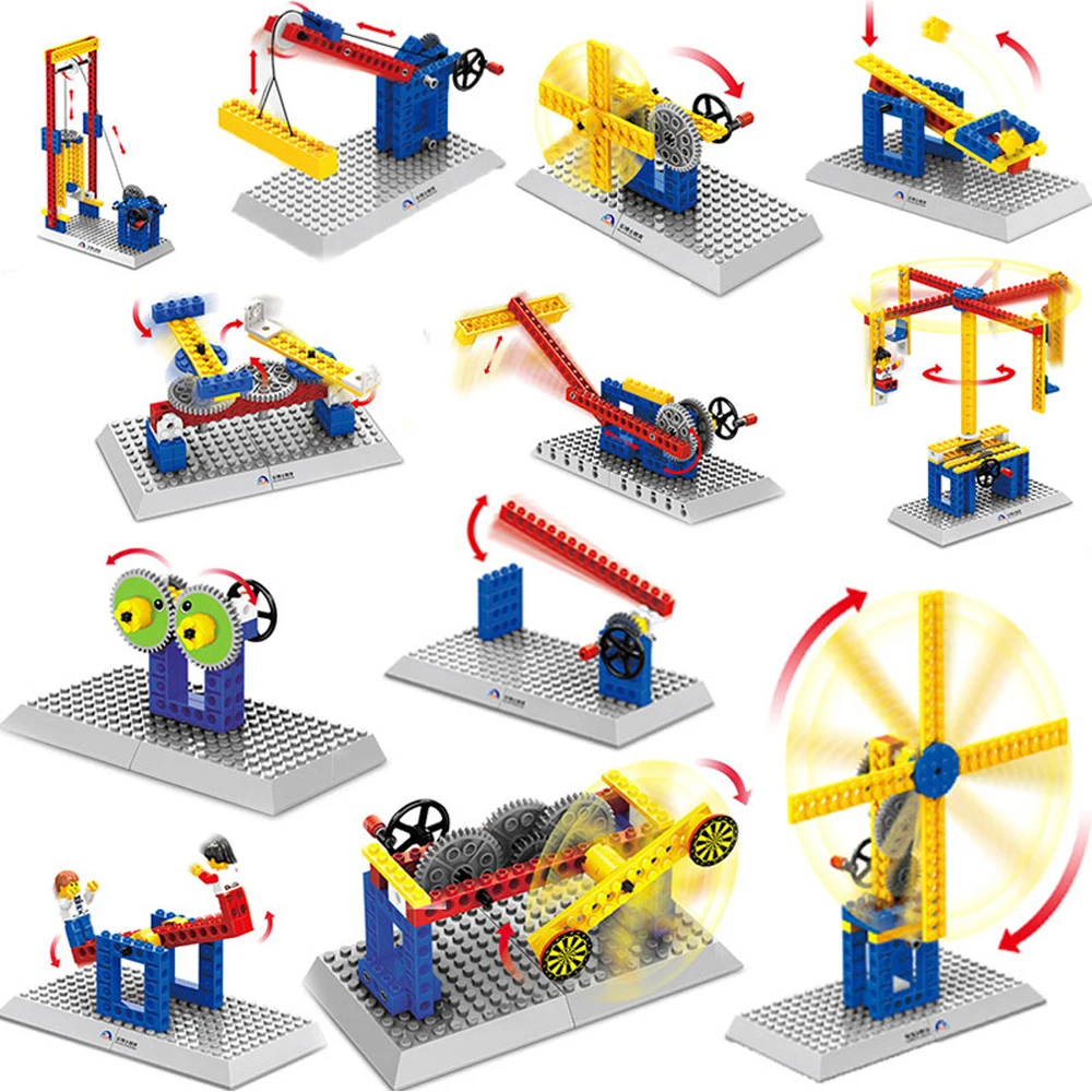 WANGE 3 in 1 Mechanical Engineering Blocks Gear Rotate DIY Educational Kids Toys Carousel/Windmill/Shooting Machine/Lift
WANGE 3 in 1 Mechanical Engineering Blocks Gear Rotate DIY Educational Kids Toys Carousel/Windmill/Shooting Machine/Lift