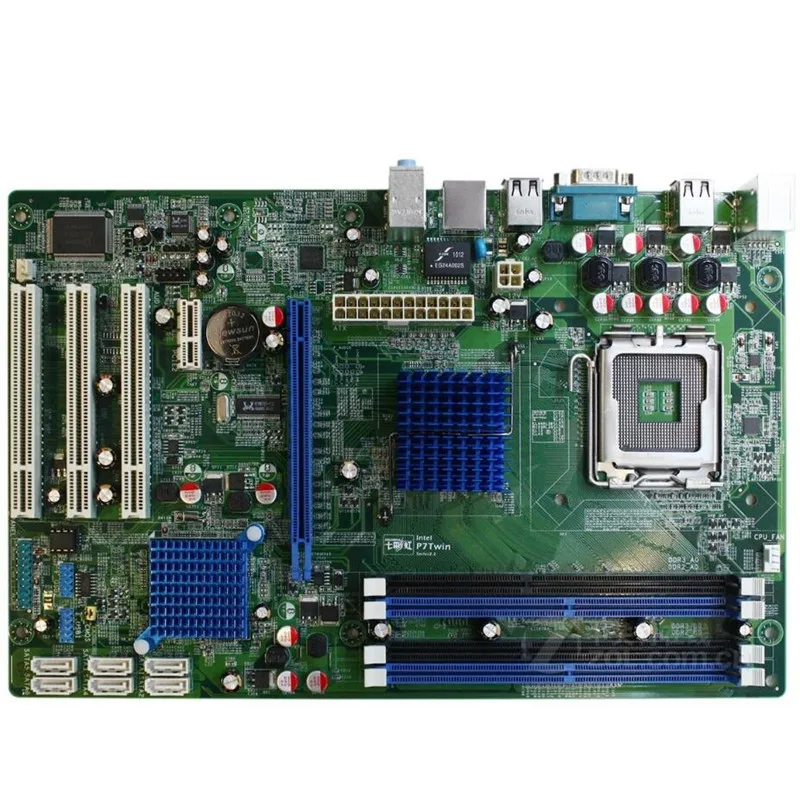 Использованная материнская плата P43 для красочного C.P43 TWIN LGA775 DDR3/DDR2 (альтернатива