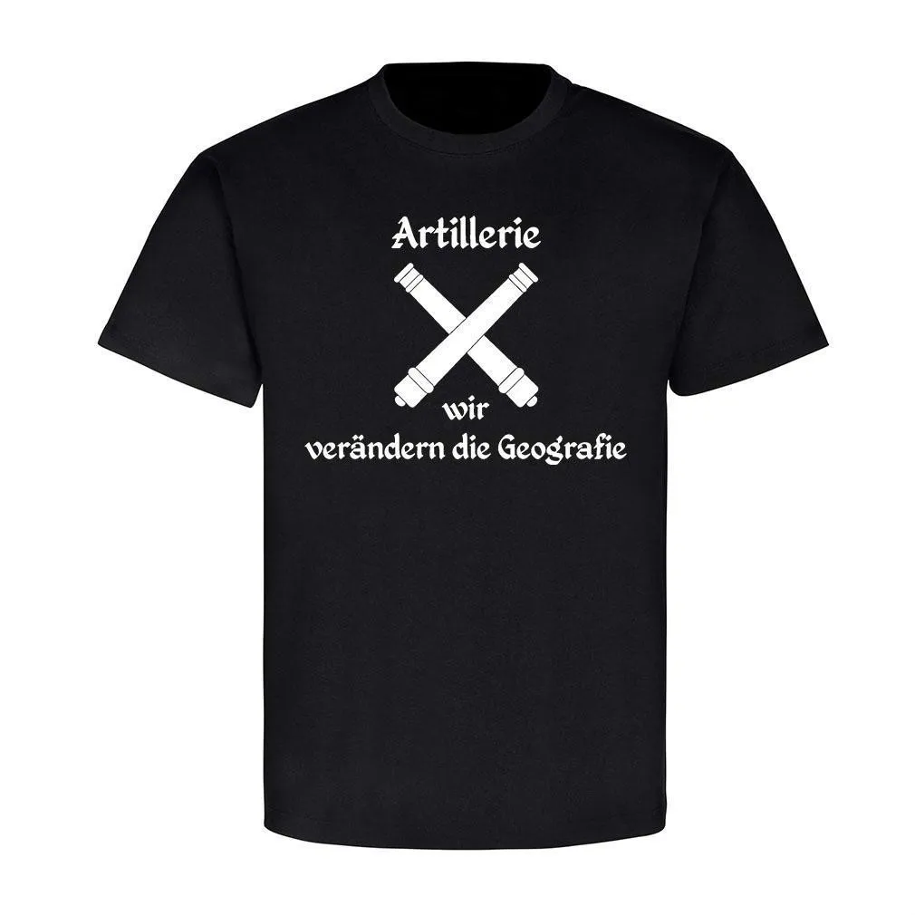 Мужская Artillerie verandern wir die Geografie Panzerartillerie Wappen Футболки S 3XL|Мужские футболки| |