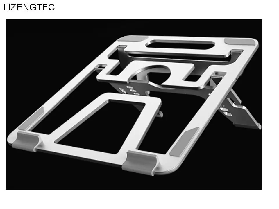 Бесплатная доставка алюминиевая регулируемая подставка для ноутбука LIZENGTEC 6