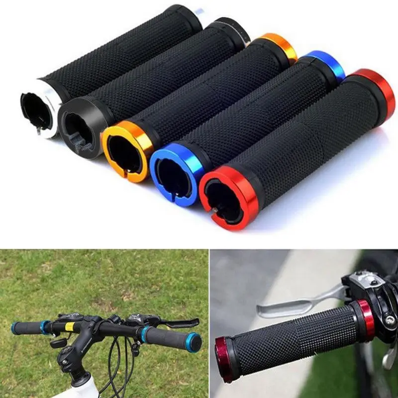 High Quality Mountain Bike Handlebar Cover Anti-Slip Soft Rubber Handle Bar Grips Double Lock Dead Handle Bike Accessories
High Quality Mountain Bike Handlebar Cover Anti-Slip Soft Rubber Handle Bar Grips Double Lock Dead Handle Bike Accessories