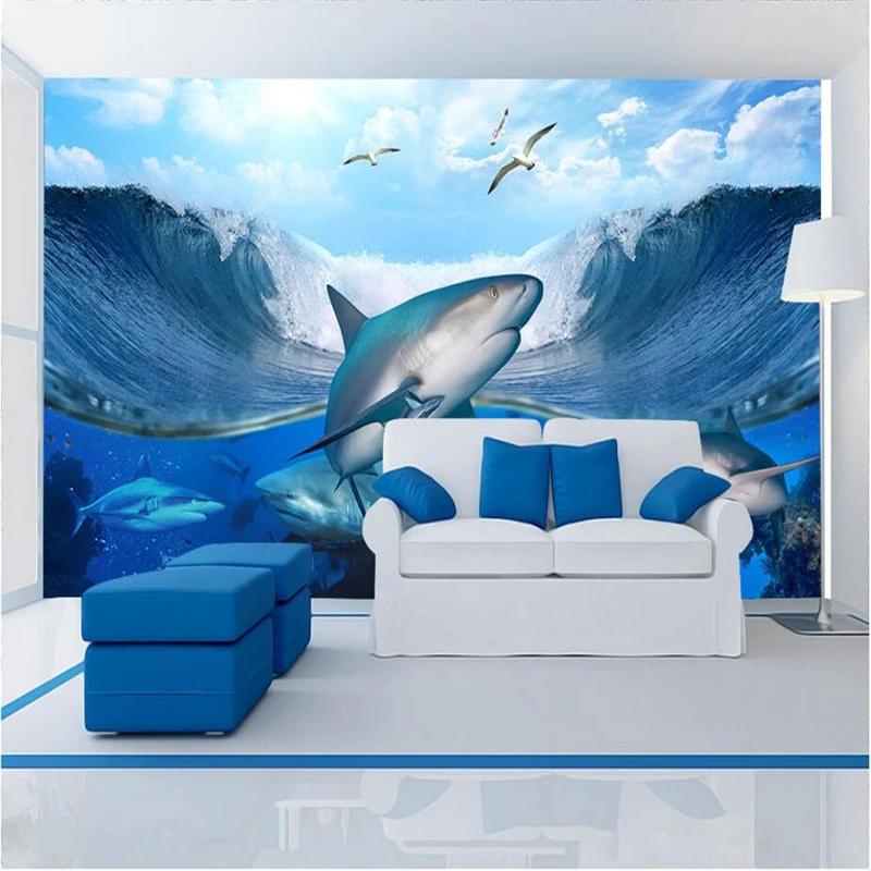 Современные обои на заказ для стен, 3D фотообои для детей, гостиной, украшения дома, Настенные обои с изображением синего океана
Современные обои на заказ для стен, 3D фотообои для детей, гостиной, украшения дома, Настенные обои с изображением синего океана