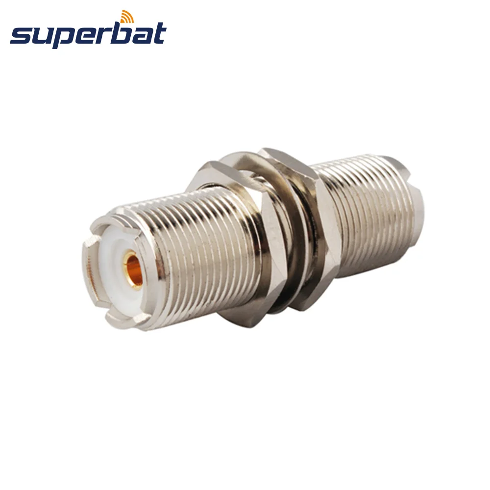 Superbat 2-Pack UHF SO-239 Jack to Female for CB Two Way Mobile Radio Connector Adapter
Superbat 2-Pack UHF SO-239 Jack to Female for CB Two Way Mobile Radio Connector Adapter