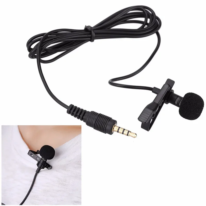 Portable Clip-on Lapel Lavalier Microphone 3.5mm Jack Mikrofon Mini Wired Mic Condenser Microfono For iPhone Samsung Smartphone
Portable Clip-on Lapel Lavalier Microphone 3.5mm Jack Mikrofon Mini Wired Mic Condenser Microfono For iPhone Samsung Smartphone