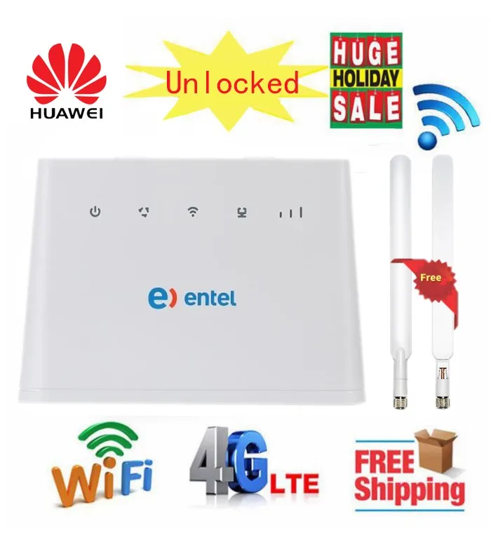 WiFi Router Unlocked Huawei B310s-518 4G LTE FDD Wireless 150Mbp Broadband Modem
WiFi Router Unlocked Huawei B310s-518 4G LTE FDD Wireless 150Mbp Broadband Modem