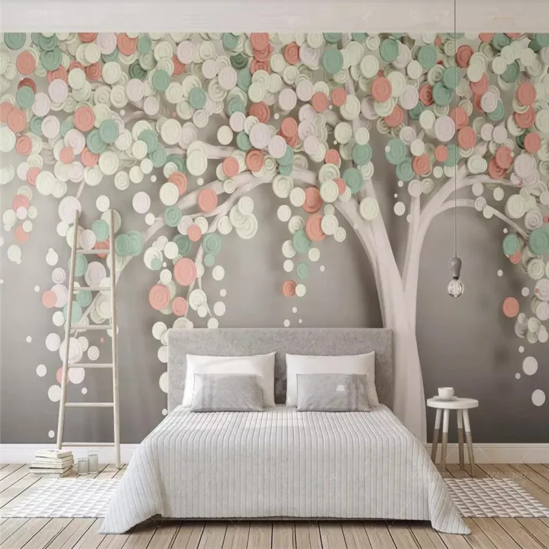 Modern candy color tree TV background wall professional production mural factory wallpaper wholesale wallpaper (to map custom)
Modern candy color tree TV background wall professional production mural factory wallpaper wholesale wallpaper (to map custom)